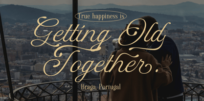 DT Escape Memories Font Poster 3