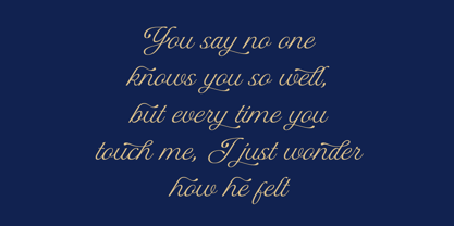 DT Escape Memories Font Poster 9