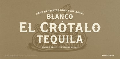 The Ballad of Rock Ridge Font Poster 10