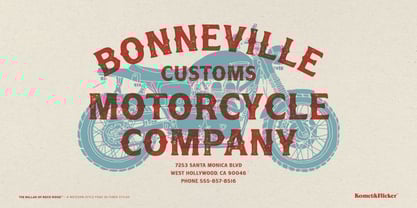 The Ballad of Rock Ridge Font Poster 2