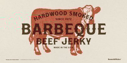 The Ballad of Rock Ridge Font Poster 8