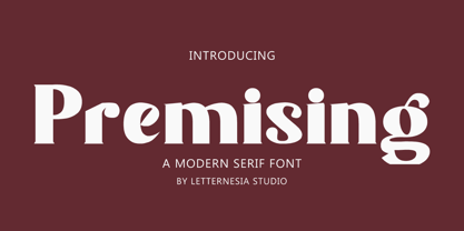 Premising Font Poster 1