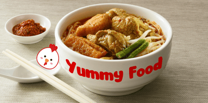 Chicken Pok Pok 2 Font Poster 3