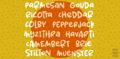 Spring Herbs Font Poster 4