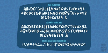 Spring Herbs Font Poster 2