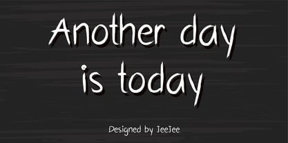 Casual Scribble Font Poster 1