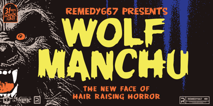 Wolf Manchu Font Poster 1