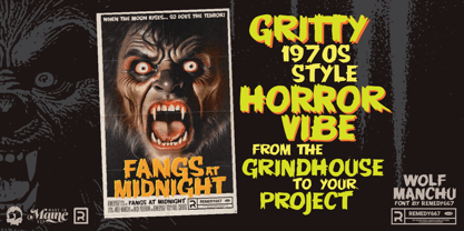 Wolf Manchu Font Poster 4