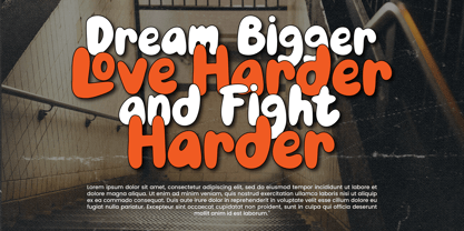 Dirty Weather Font Poster 2