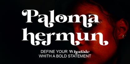 Whodiste Serif Font Poster 2