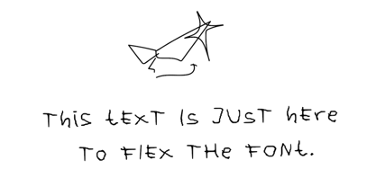 Kendraw Font Poster 7