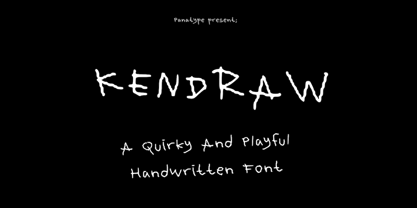 Kendraw Font Poster 1