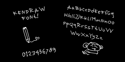 Kendraw Font Poster 4