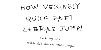 Kendraw Font Poster 5