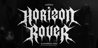 Horizon Rover Font Poster 1