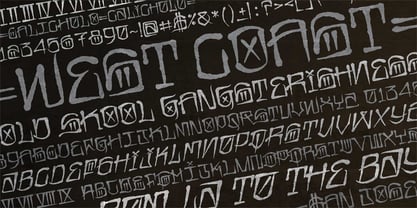 CaliCholo Graffiti Font Poster 2