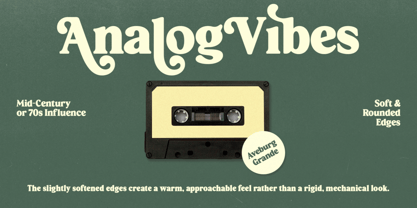 Aveburg Grande Font Poster 5