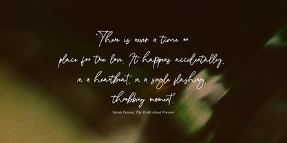 Hilanda Signature Font Poster 6