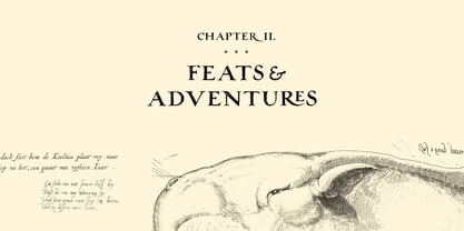 Rough Antiqua All Caps Font Poster 3
