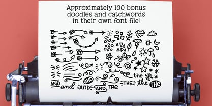 Tippy Tappy Type Font Poster 3