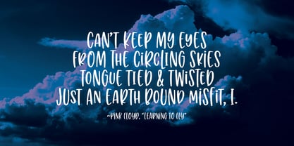 Puckery Tart Font Poster 6