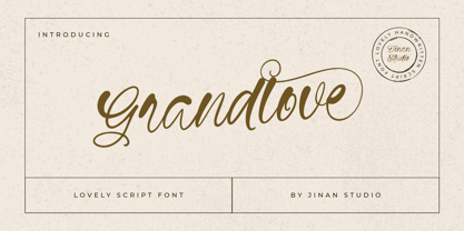 Grandlove Font Poster 1