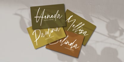Gendras Signature Font Poster 5
