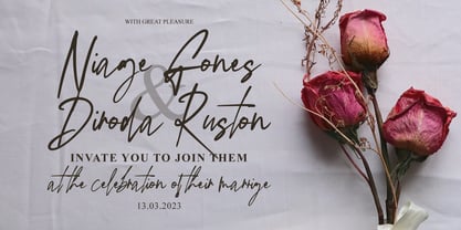 Gendras Signature Font Poster 3