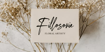 Gendras Signature Font Poster 8