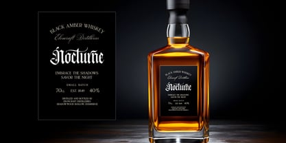 Konung Gothic Font Poster 4