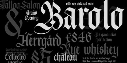 Konung Gothic Font Poster 5