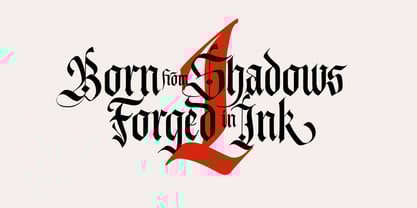 Konung Gothic Font Poster 2