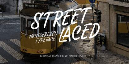 Street Laced Font Poster 1