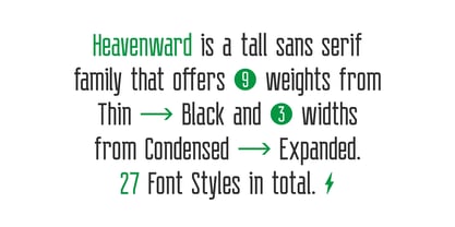 Heavenward Font Poster 2