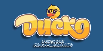 Ducko Font Poster 1