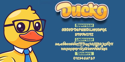 Ducko Font Poster 2