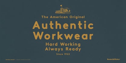 National Railway Font Poster 5