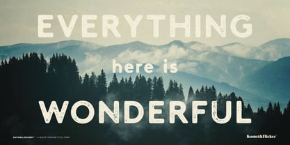 National Railway Font Poster 9