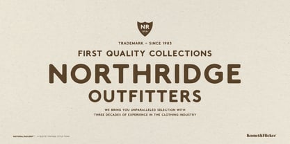 National Railway Font Poster 6