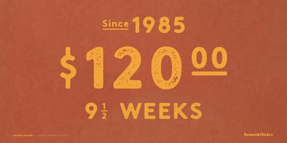 National Railway Font Poster 7