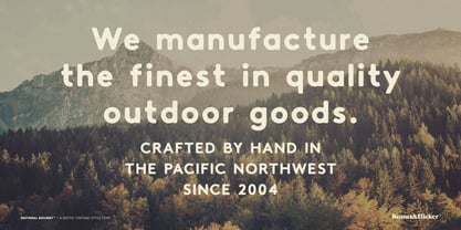 National Railway Font Poster 4