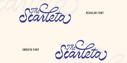 The Scarleta Font Poster 4