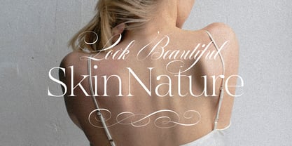 White Cold Font Poster 5