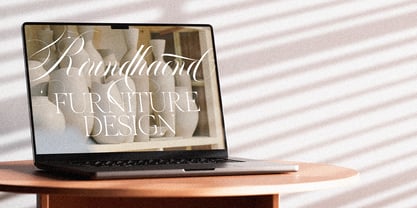 White Cold Font Poster 10