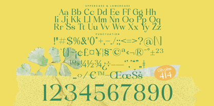 Blush Honey Font Poster 14