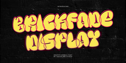 YT Brickfade Font Poster 1