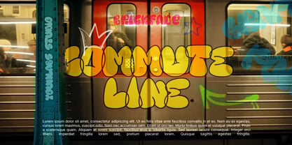 YT Brickfade Font Poster 5