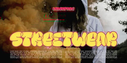 YT Brickfade Font Poster 4