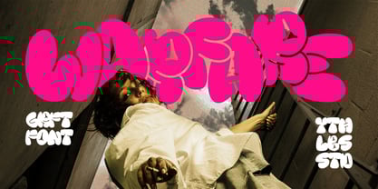 YT Brickfade Font Poster 11