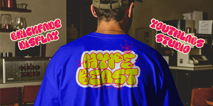 YT Brickfade Font Poster 7